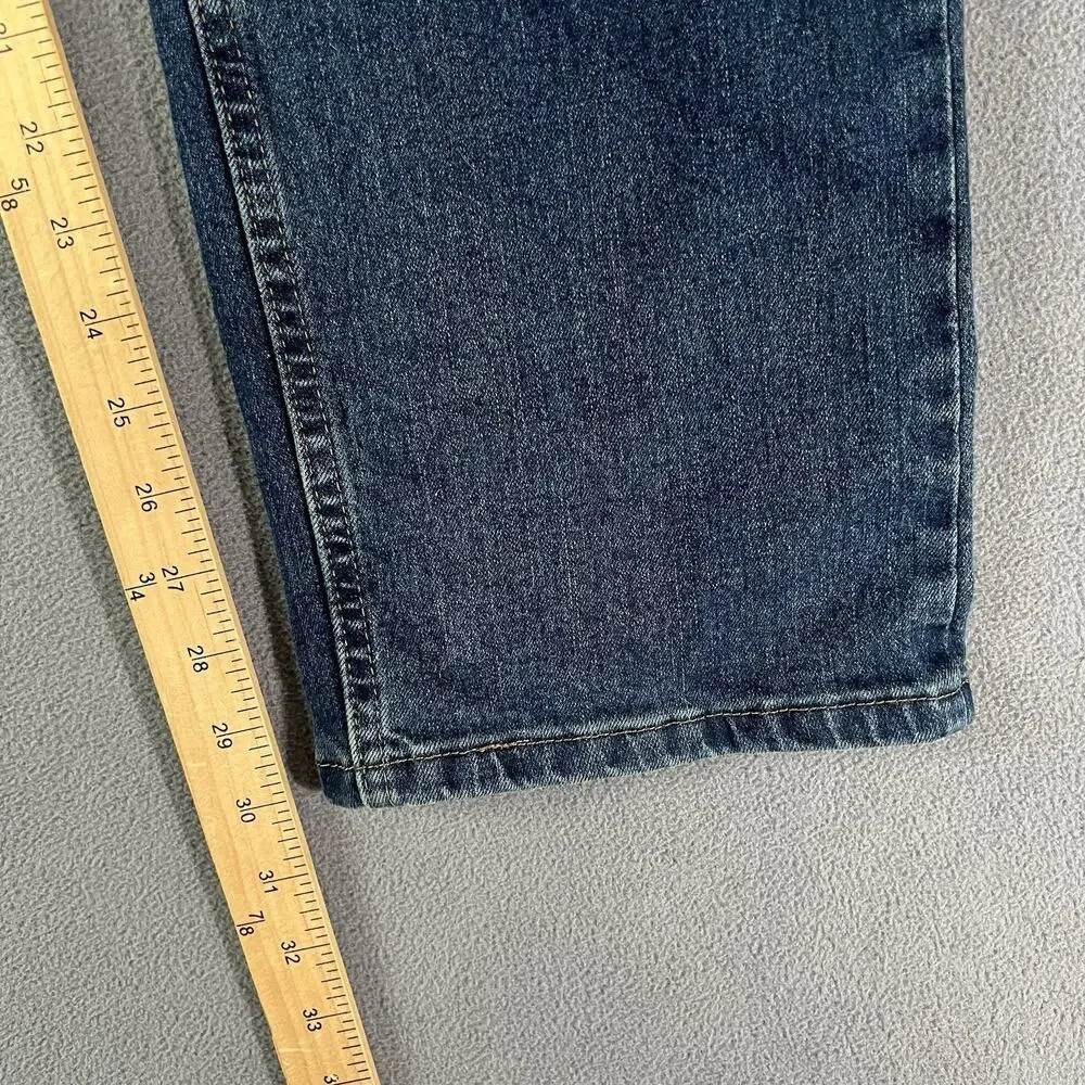 Wrangler Jeans Mens 33X30 Blue Flex Waist Straight Leg Denim Workwear